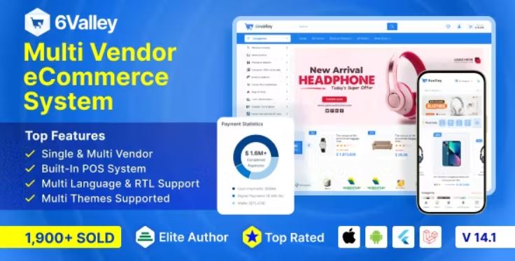 6valley Multi Vendor E commerce