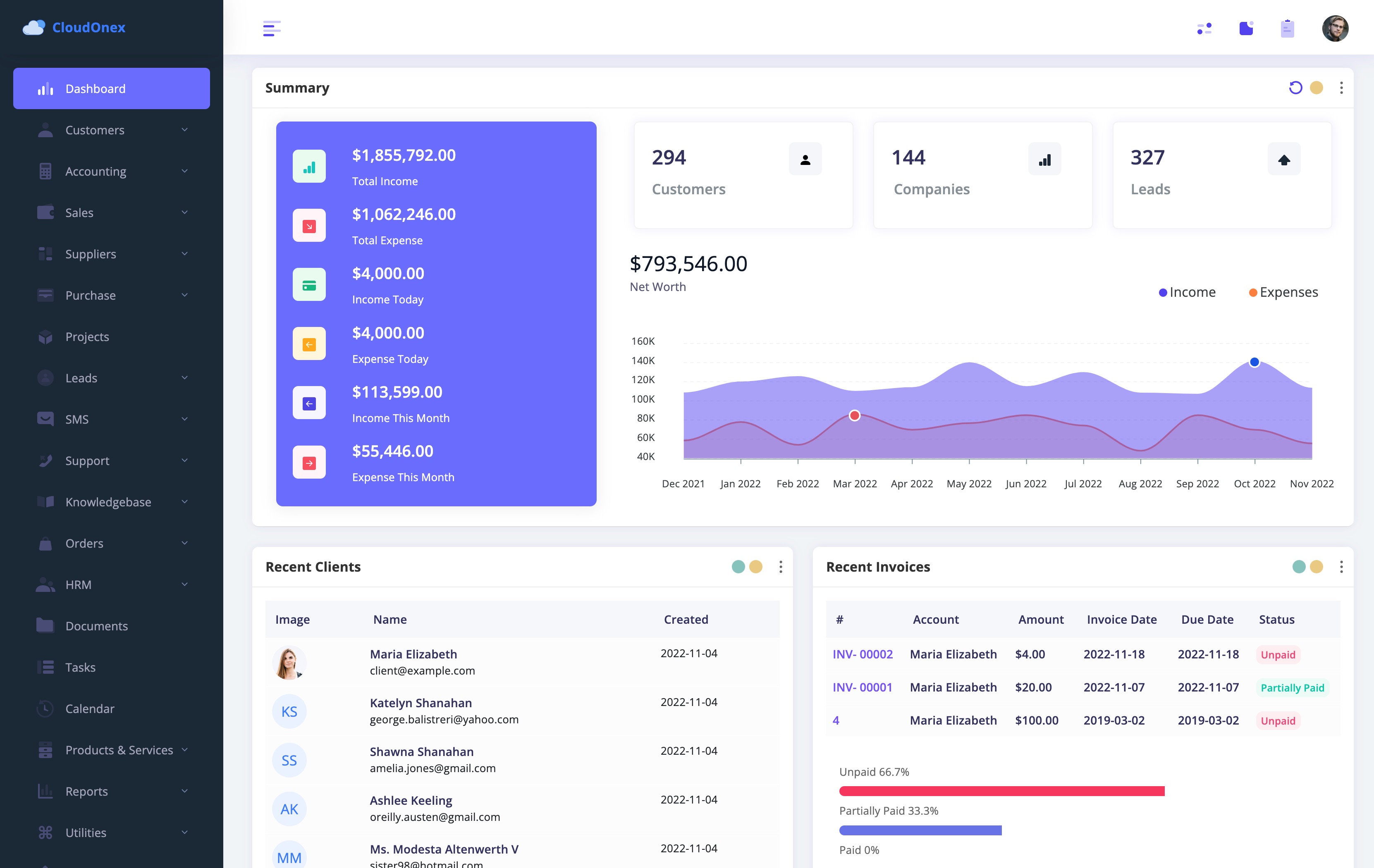 Business suite full screen screenshot