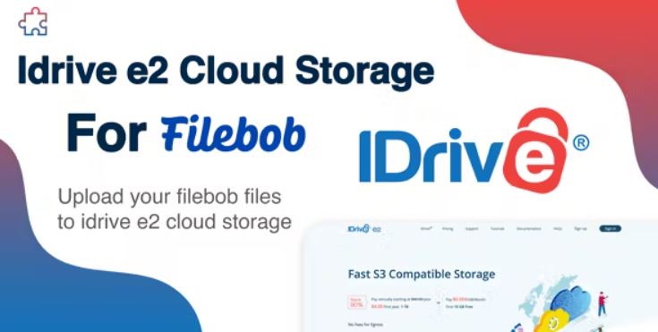 Idrive E2 Cloud Storage Add on For Filebob