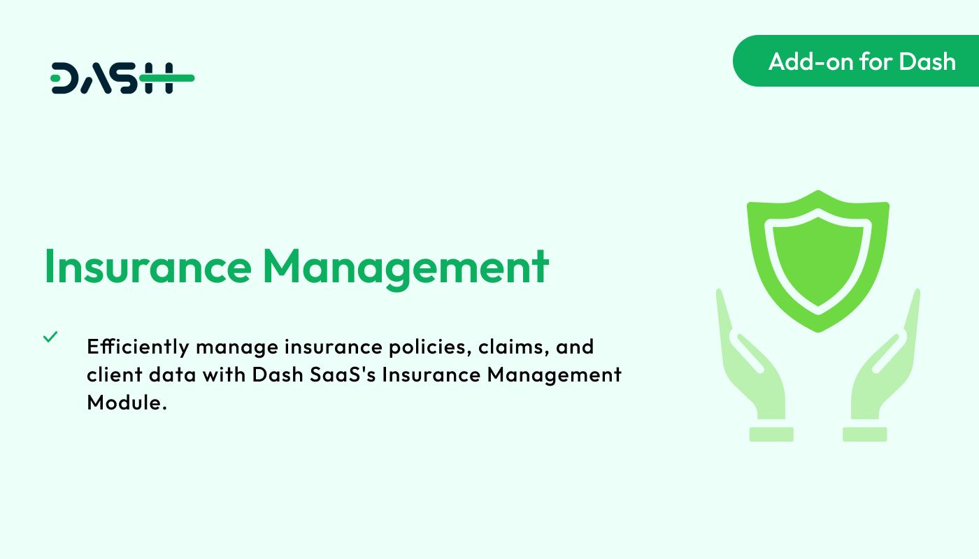 Insurance management dash banner