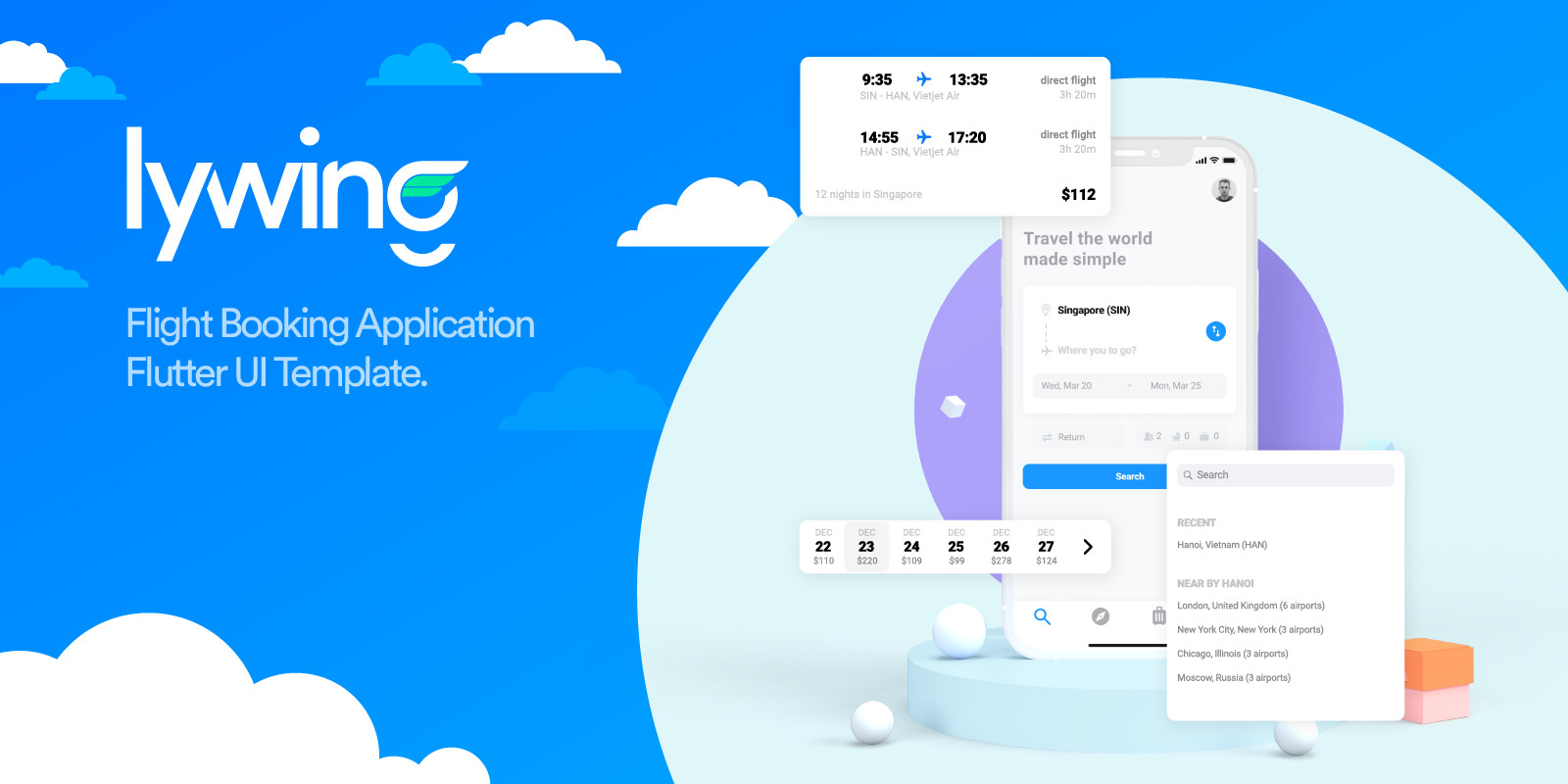 Lywing   Flutter UI Kit