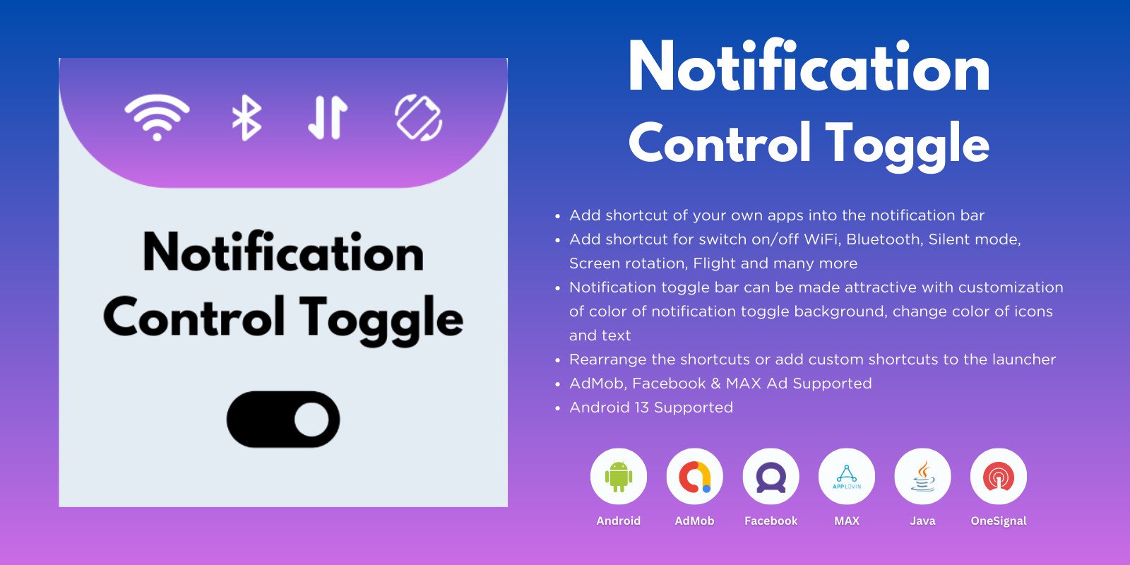 Notification Control Toggle