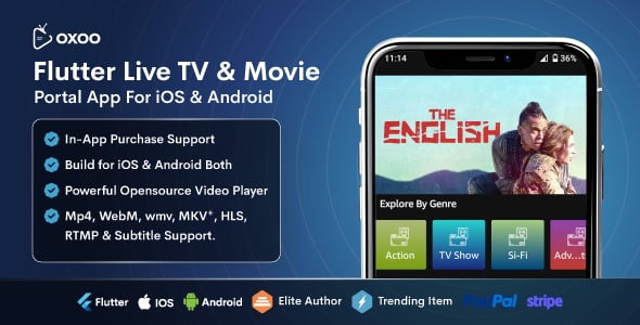 OXOO   Flutter Live TV
