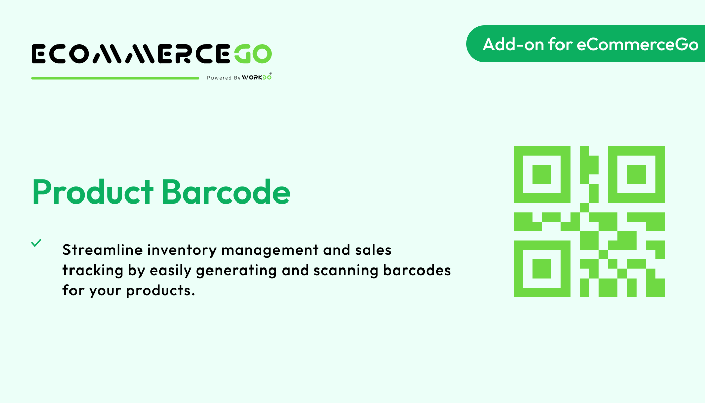 Product barcode addon banner