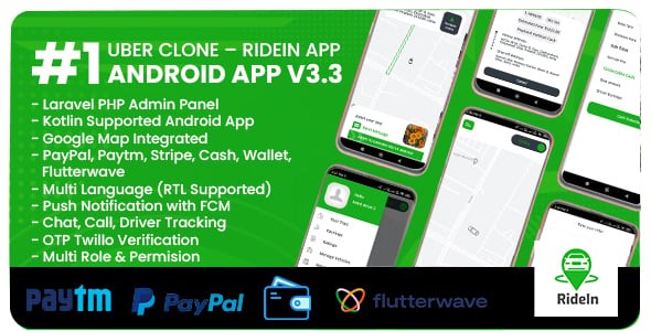 RideIn Taxi App