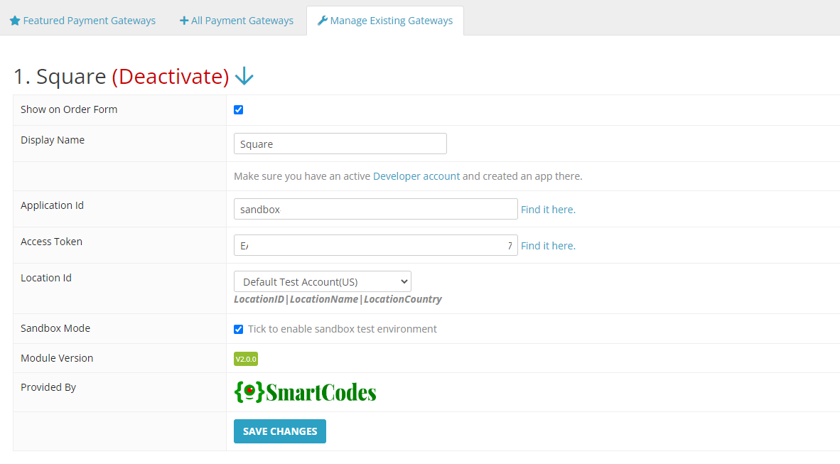 Square Payment
