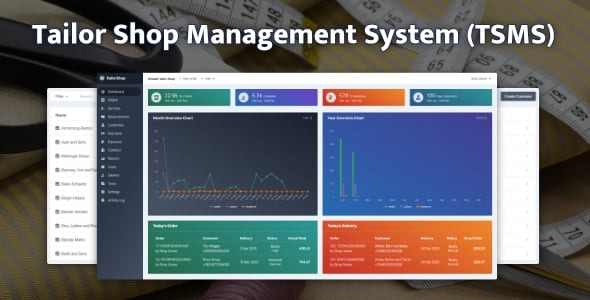 Tailor Shop Management System