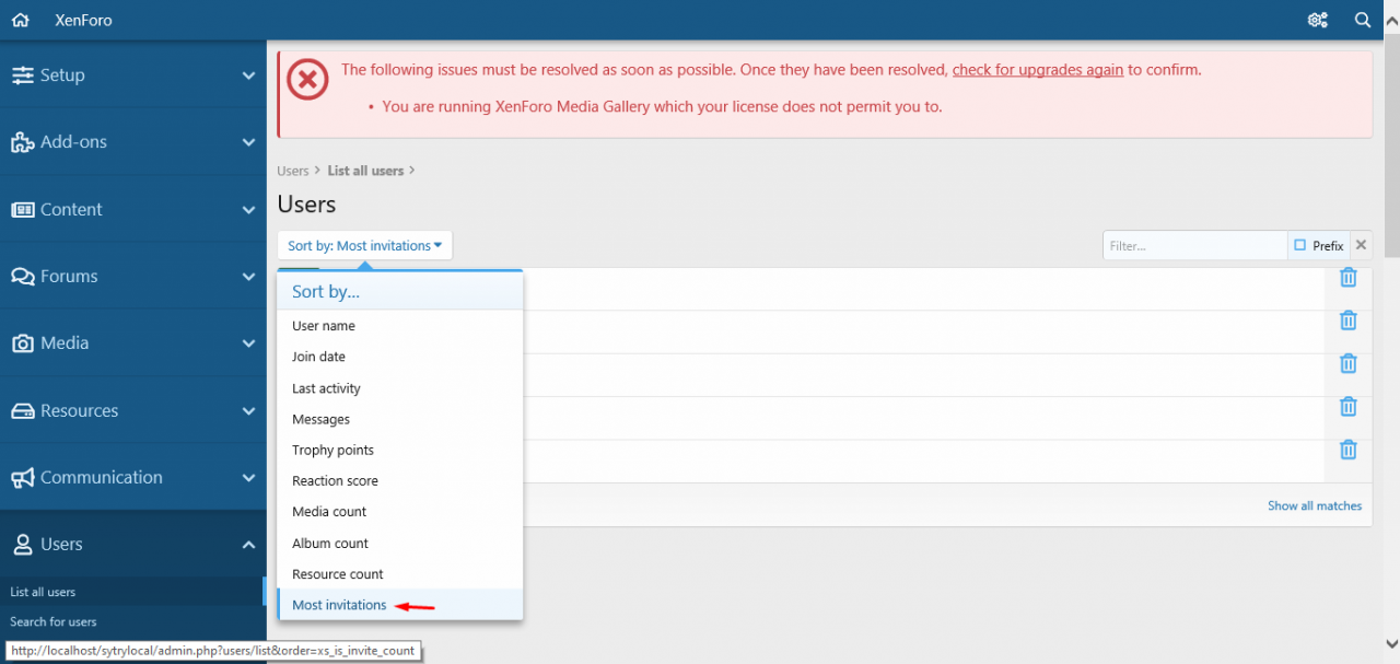Xs is search criteria