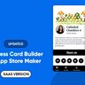 GoBiz - Digital Business Card + WhatsApp Store Maker | SaaS | vCard Builder