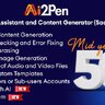 Ai2Pen – AI Writing Assistant and Content Generator (SaaS Platform)