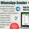 WaBulker Bulk WhatsApp sender With Buttons + Group Sender + WhatsApp Autobot