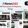 News365 - PHP Newspaper Script Magazine Blog with Video Newspaper